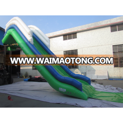 2017 new design air sealed inflatable water yacht slide, inflatable dock slide for sale