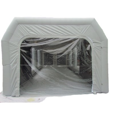 Super quality sliver color giant inflatable car painting cabine/inflatable spray booth/inflatable garage tent for sale