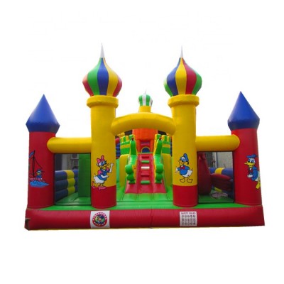 2020 Factory price Rental business Amusement equipment funland inflatable fun city for park sale