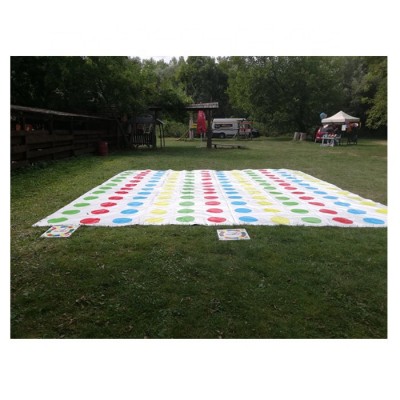 2020  new design Outdoor grass sports no Inflatable PVC tarpaulin twister game for adults and kids