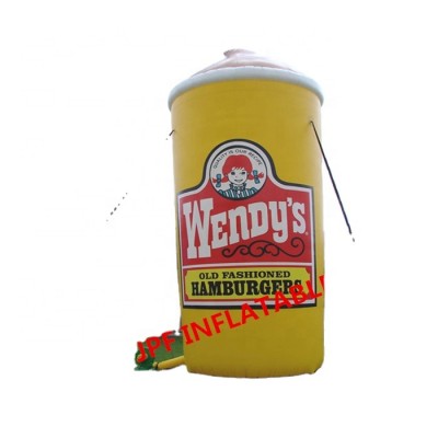 LED inflatable advertising can, inflatable promotion hamburgers for sale