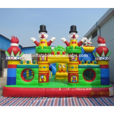 China Guangzhou factory hot sale inflatable clown fun city for amusement park kids fun