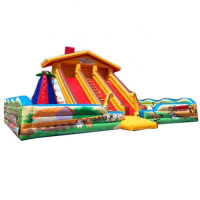 2018 New arrival rental business farm theme inflatable fun city for playground