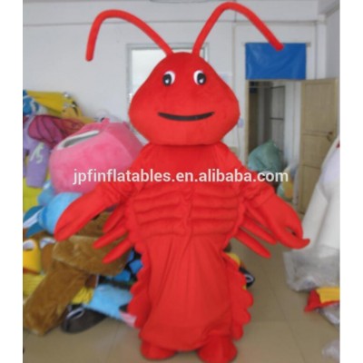 used red color lobster mascot moving costumes for sale