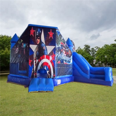 2019 inflatable bouncy castle combo with slide for sale