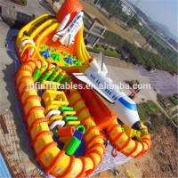 2018 Outdoor for many people super giant inflatable fun city playground for sale