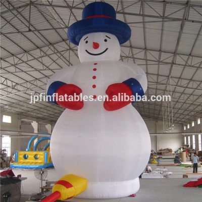 Christmas large inflatable snowman with broom