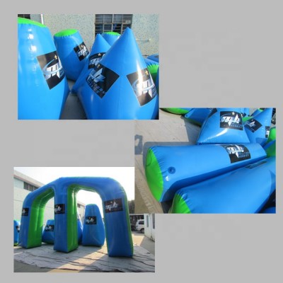 Used Paintball bunker inflatable air bunkers for paintball game