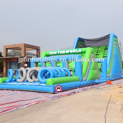 2018 New 5k running obstacle course with inflatable slide for sale