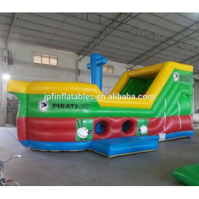 cheap factory price kids inflatable pirate ship playground for indoor sports