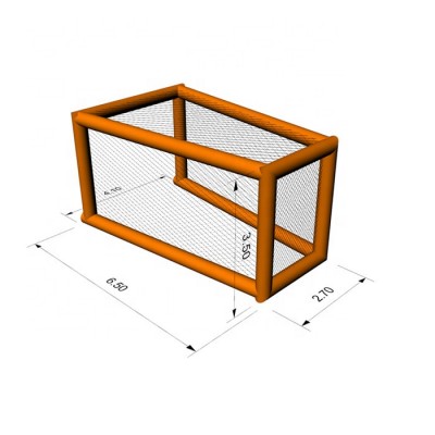 Guangzhou Air sealed inflatable sports cage/inflatable kick cage and shooting cage for event